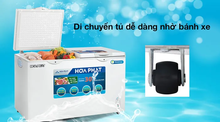 Dễ dàng di chuyển với bánh xe tiện lợi